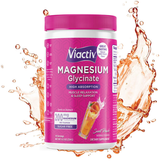Magnesium Glycinate Powder, High Absorption, Peach