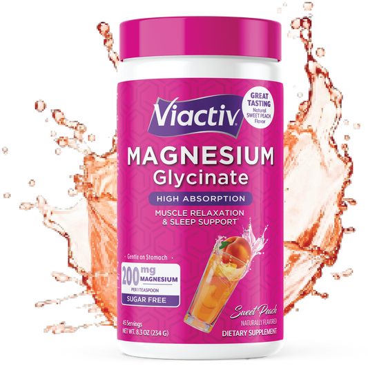 Magnesium Glycinate Powder, High Absorption, Peach
