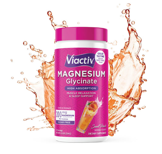 Magnesium Glycinate Powder, High Absorption, Peach