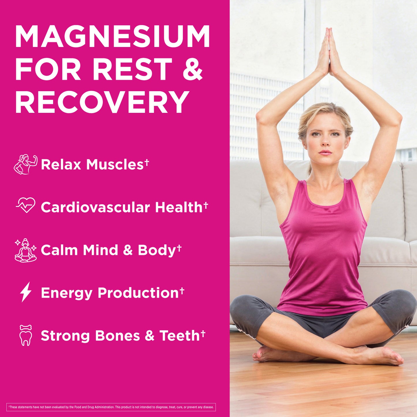 Magnesium Glycinate Powder, High Absorption, Peach